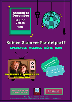 Affiche de l'événement passé: Cabaret Participatif
